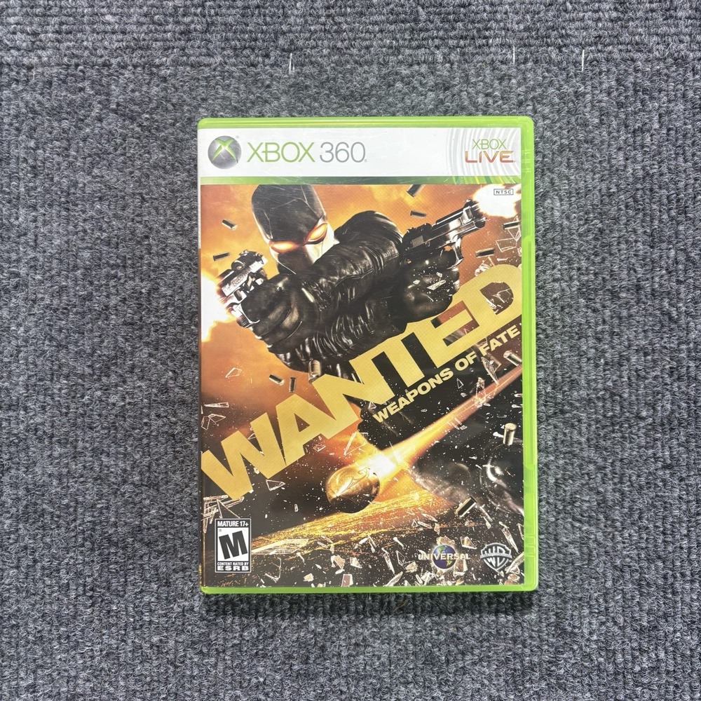 Wanted: Weapons of Fate (Microsoft Xbox 360, 2009)- Tested Works